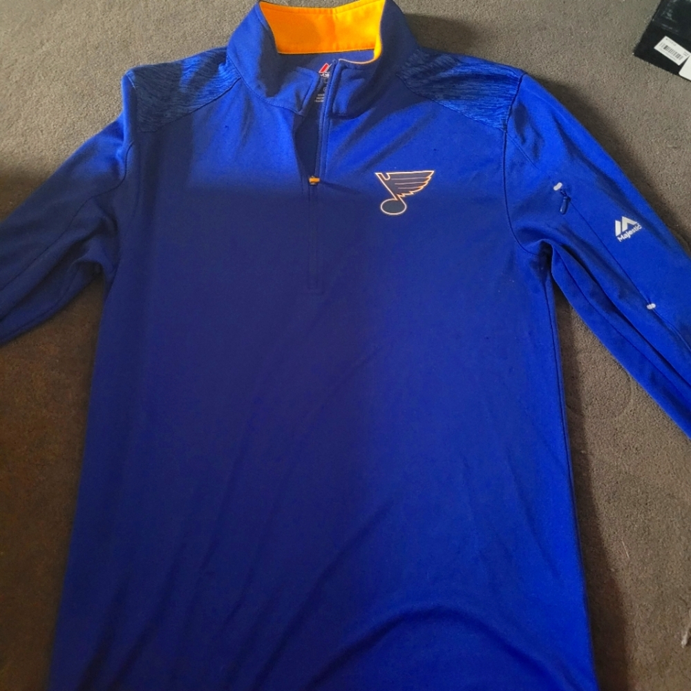 Majestic Blues athletic top